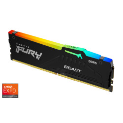 Kingston FURY Beast EXPO/DDR5/16GB/5600MHz/CL36/1x16GB/RGB/Black