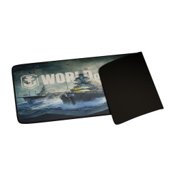Herná podložka pod myš Genesis CARBON 500 WORLD of WARSHIPS ARMADA, MAXI 90x45cm
