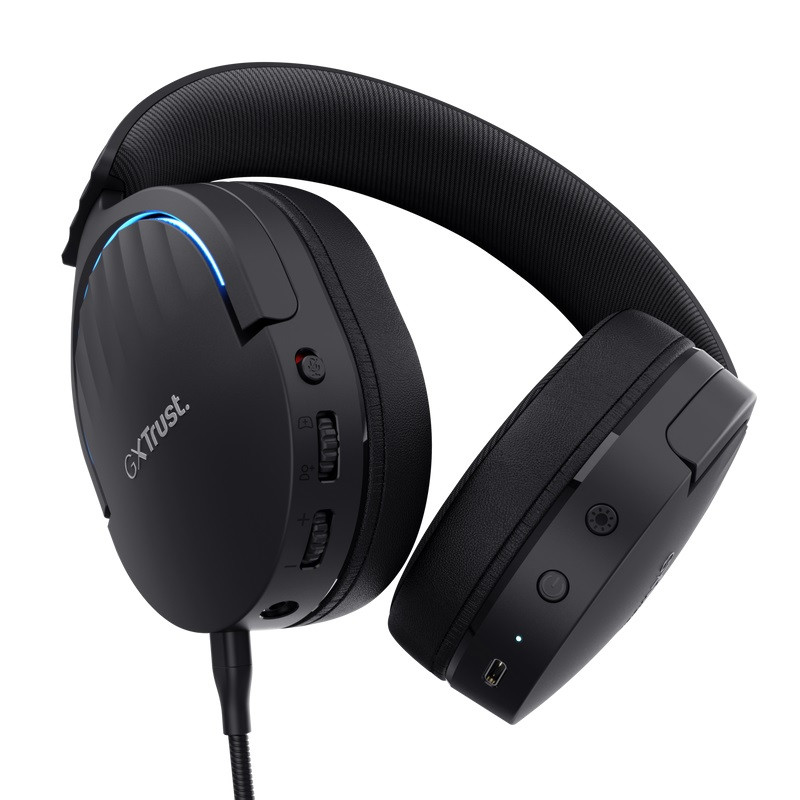 Trust Gaming GXT 491 Fayzo/7.1/Jack/Drôt/BT-USB/Bezdrôt/Čierna