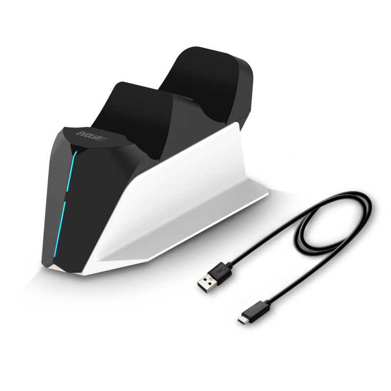 EVOLVEO DockCharge, nabíjacia základňa a stojan pre dva ovládače PS5
