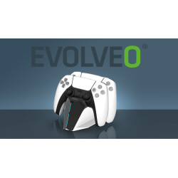EVOLVEO DockCharge, nabíjacia základňa a stojan pre dva ovládače PS5