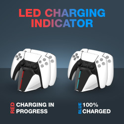 EVOLVEO DockCharge, nabíjacia základňa a stojan pre dva ovládače PS5