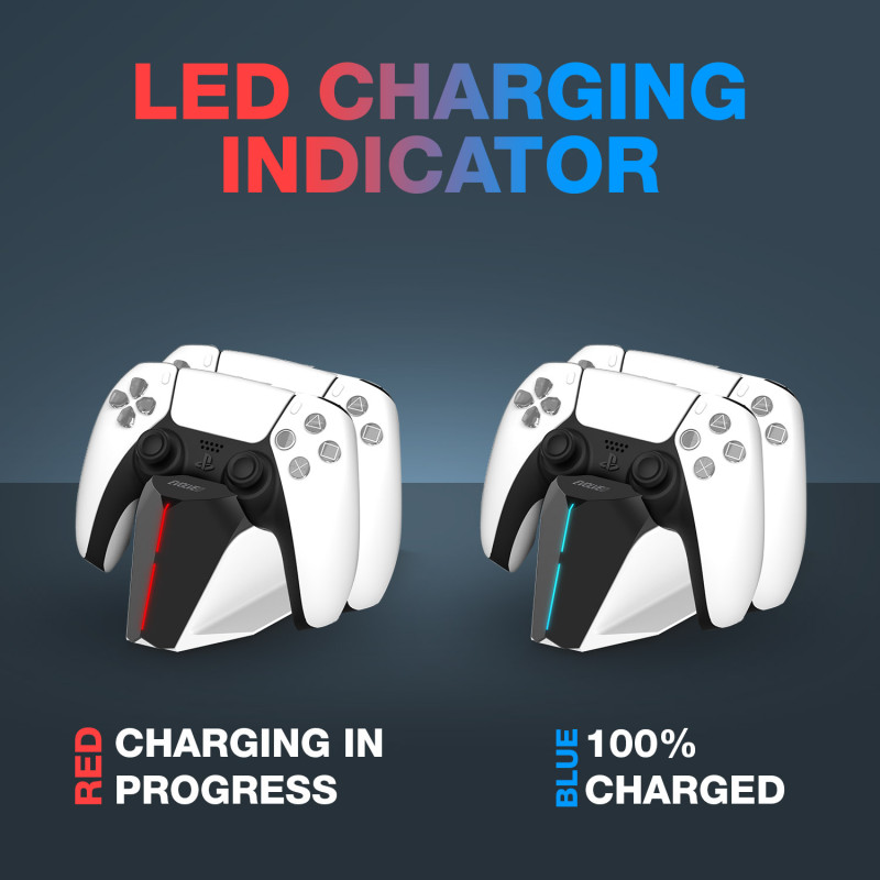 EVOLVEO DockCharge, nabíjacia základňa a stojan pre dva ovládače PS5