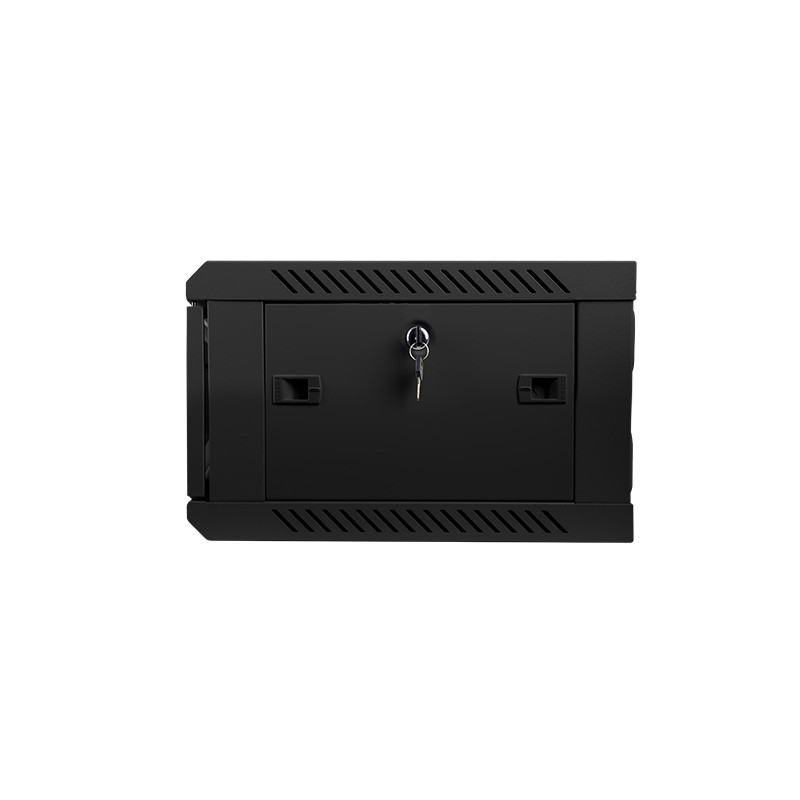LANBERG - Nástenný rack 19'' 4U 600X450mm černý flat pack