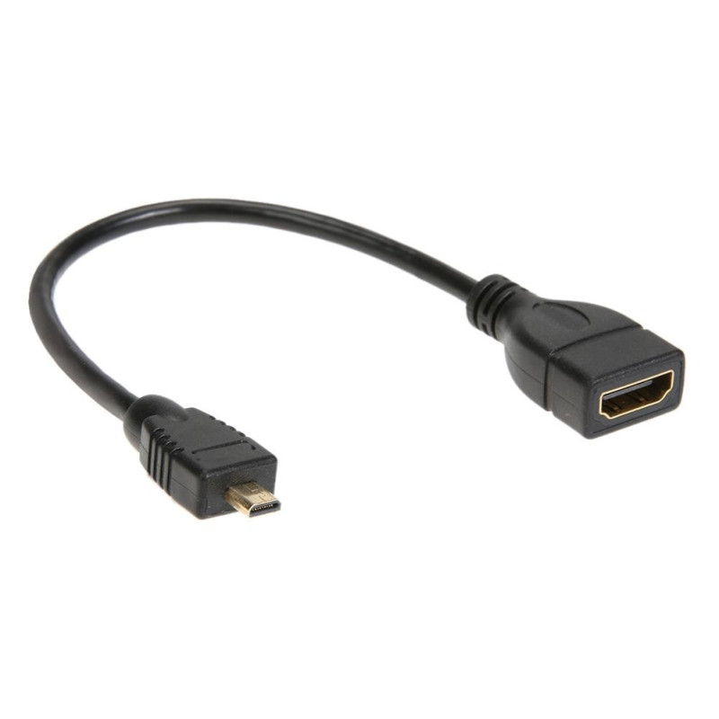 PREMIUMCORD - PromiumCord Flexi adaptér HDMI Typ A samica - micro HDMI Typ D samec pre ohybné zapojenie