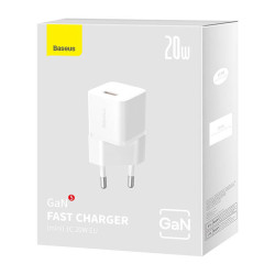 NONAME - Baseus Rýchlonabíjačka do siete GaN5 Mini 20W EU biela