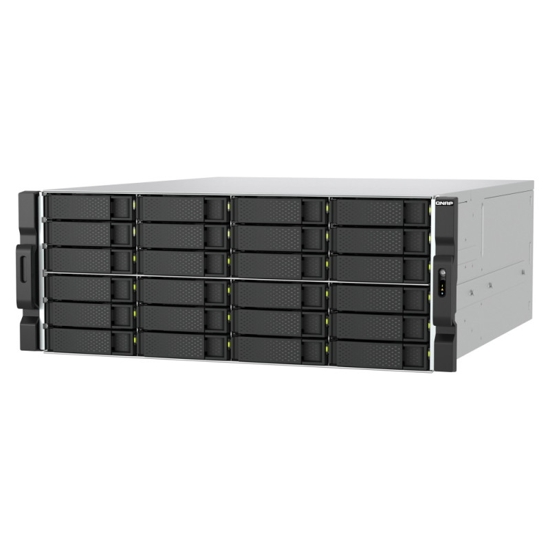 QNAP TS-h2477AXU-RP-R7-32G (Ryzen Pre 5,3 GHz, ZFS, 32 GB DDR5 RAM, 24x SATA, 2x 2,5GbE, 2x 10GbE)