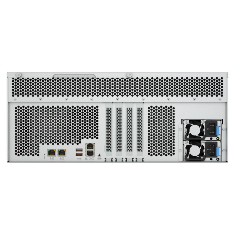 QNAP TS-h2477AXU-RP-R7-32G (Ryzen Pre 5,3 GHz, ZFS, 32 GB DDR5 RAM, 24x SATA, 2x 2,5GbE, 2x 10GbE)