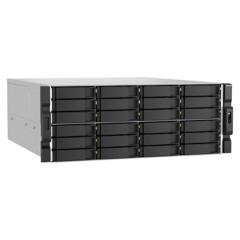 QNAP TS-h2477AXU-RP-R7-32G (Ryzen Pre 5,3 GHz, ZFS, 32 GB DDR5 RAM, 24x SATA, 2x 2,5GbE, 2x 10GbE)