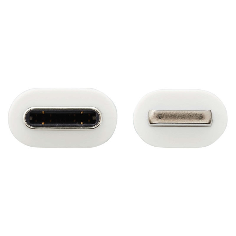 EATON - Kabel USB-C 2.0 / Lightning, s LED diódou, MFi, (Samec/Samec), odolný kábel, 3.05m