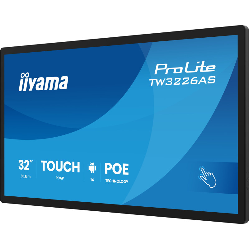 32'' iiyama TW3226AS-B3P: VA, FHD, Android, POE