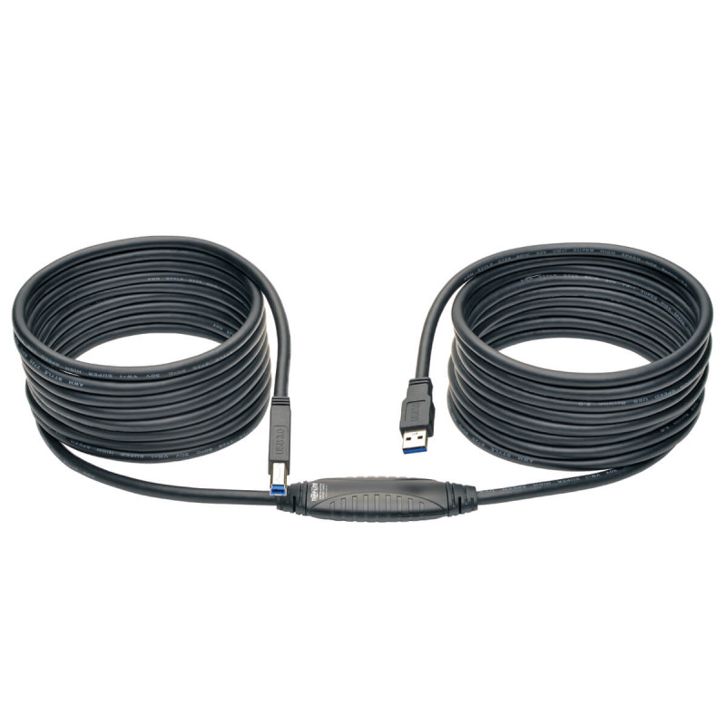 EATON - Kabel USB-A/USB-B, USB 3.0, aktivní SuperSpeed Repeater (Samec/Samec), 7.62m