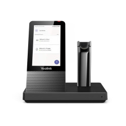 Yealink WH67 DECT základňa s dotykovým LCD as náhlavnou súpravou do jedného ucha pre Teams