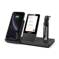 Yealink WH67 DECT základňa s dotykovým LCD as náhlavnou súpravou do jedného ucha pre Teams