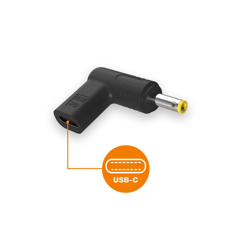 Aligator USB-C napájacia redukcia 4,0 x 1,7 mm pre notebooky HP/Lenovo