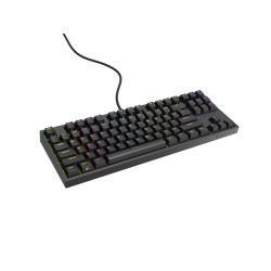 Genesis herná mechanická klávesnica THOR 404/RGB/Khail Box Brown/Drôtová USB/US layout/Čierna
