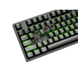 Genesis herná mechanická klávesnica THOR 404/RGB/Khail Box Brown/Drôtová USB/US layout/Čierna