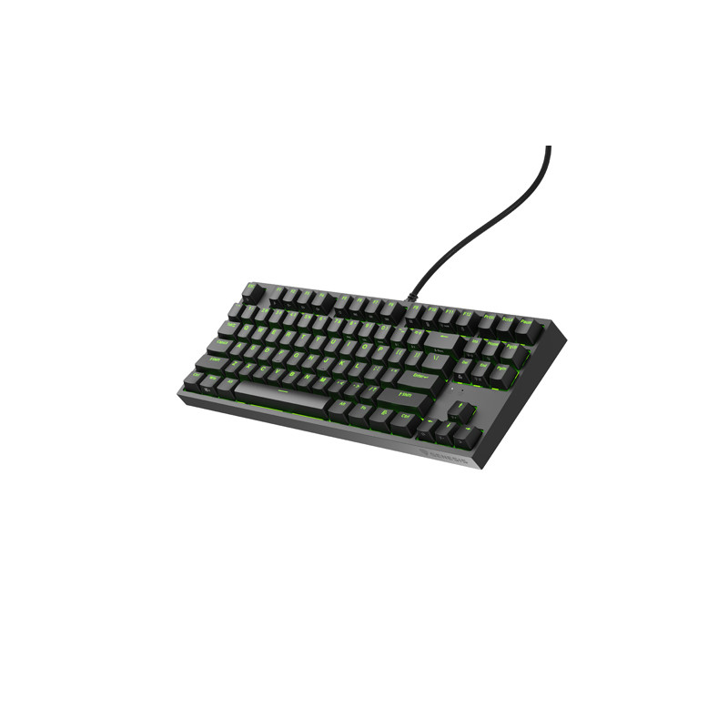 Genesis herná mechanická klávesnica THOR 404/RGB/Khail Box Brown/Drôtová USB/US layout/Čierna