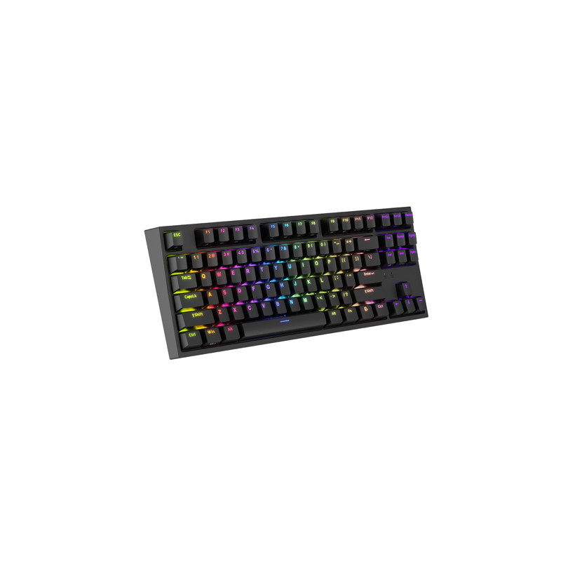 Genesis herná mechanická klávesnica THOR 404/RGB/Khail Box Brown/Drôtová USB/US layout/Čierna