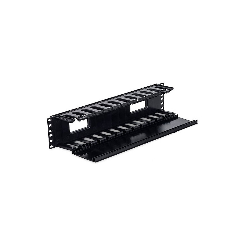 TRITON - 19' vyväzovací panel 2U plastový RAL9005