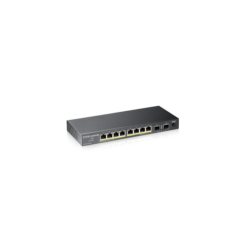 ZYXEL 10xGb/2xSFP 8xPOE switch GS1100-10HP v2