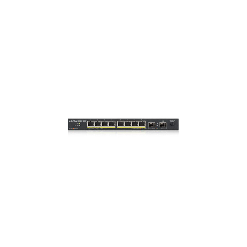 ZYXEL 10xGb/2xSFP 8xPOE switch GS1100-10HP v2