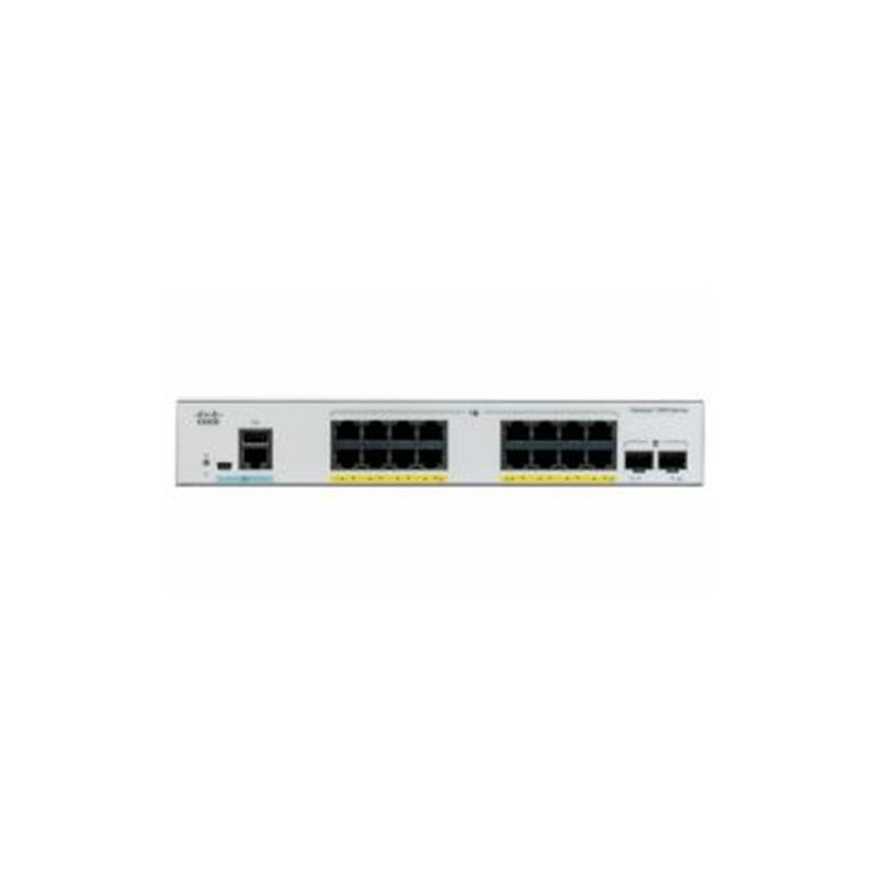 CISCO REFRESH - Catalyst C1000-16T-2G-L, 16x 10/100/1000 Ethernet ports, 2x 1G SFP uplinks
