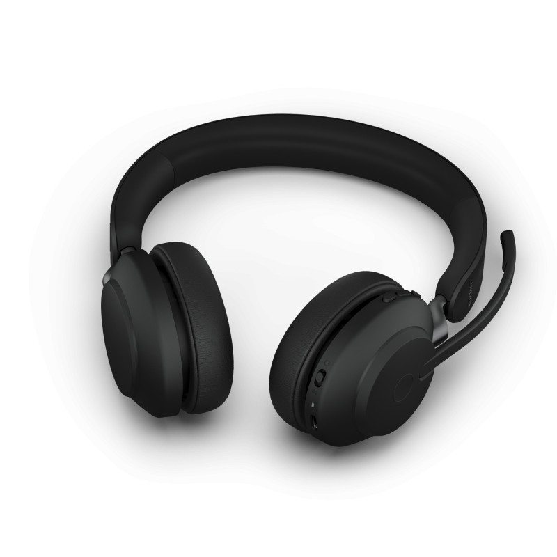 Jabra Evolve2 65/Stereo/USB-C/BT/Bezdrať/MS/Čierna