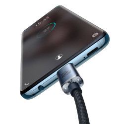NONAME - Baseus CAJY000701 Crystal Shine Series Dátový Kabel USB-C - USB-C 100W 2m Black