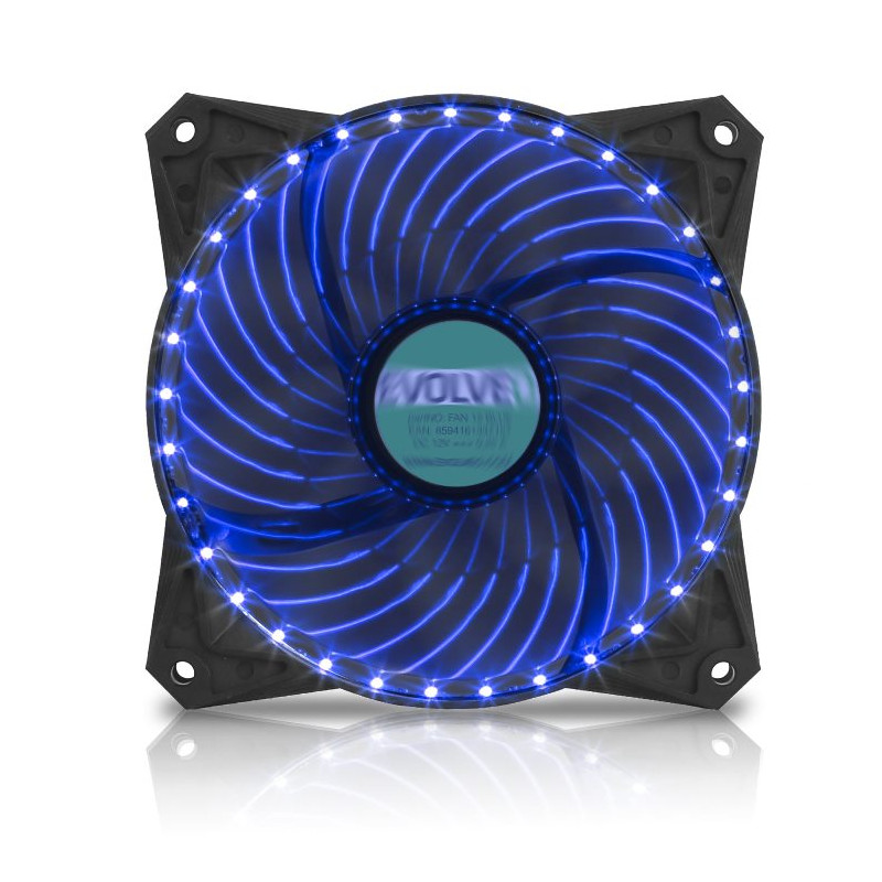 EVOLVEO ventilátor 120mm, LED 33 bodov, modrý
