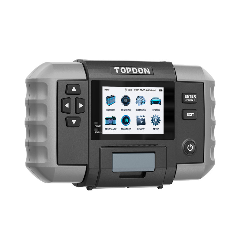 VIKING - TOPDON Tester autobatérií BT600P/3,5'' displej/5200mAh/6V,12V,24V
