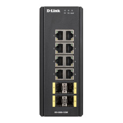 D-Link DIS-300G-12SW Industrial Gigabit Managed Switch with SFP slots