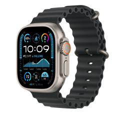 APPLE - Watch Acc/49/Black Ocean Band -Natur.Titan
