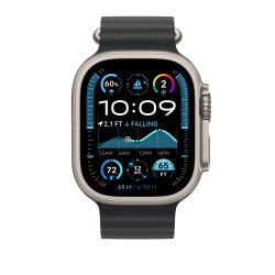 APPLE - Watch Acc/49/Black Ocean Band -Natur.Titan
