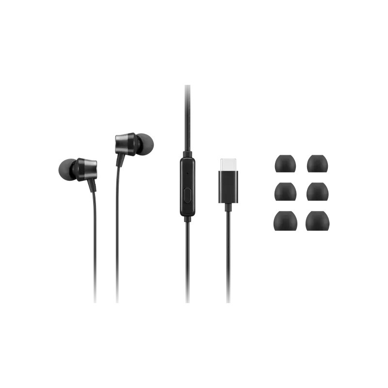 Lenovo USB-C/USB-C/Drôt/Čierna