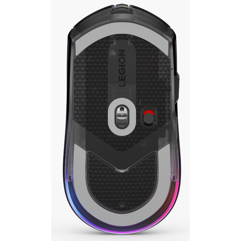 Lenovo Legion M410/Herná/Optická/Pre pravákov/16 000 DPI/Drôtové/Bezdrôtové/Transparentné