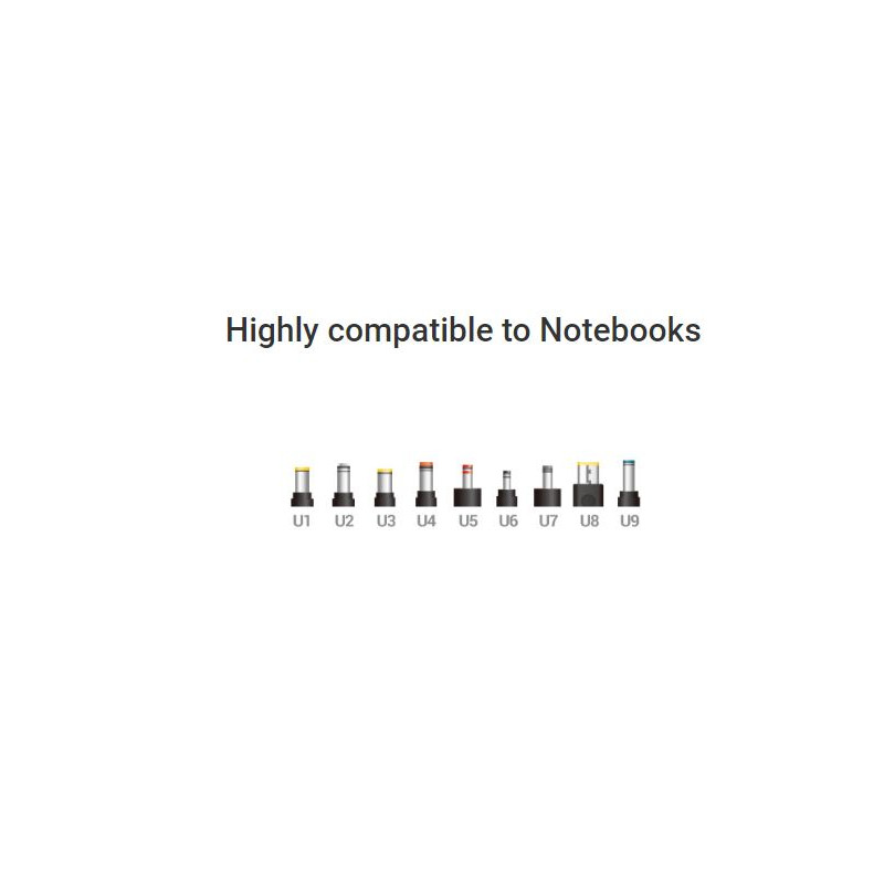 FSP NB 65 PRO napájací adaptér k notebooku, 65W, 19V