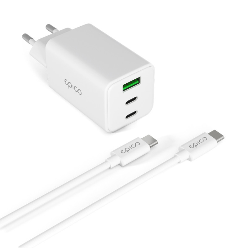 Epico GaN 65W adaptér EA65 s 1,2 m USB-C káblom