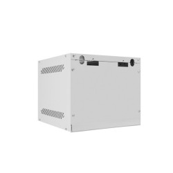 LANBERG RACKOVÁ SKRIŇA 10'' NÁSTENNÁ 4U/280X310 PRO VLASTNÚ MONTÁŽ S KOVOVÝMI DVERAMI ŠEDÁ -FLAT PACK