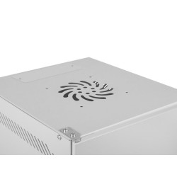 LANBERG RACKOVÁ SKRIŇA 10'' NÁSTENNÁ 4U/280X310 PRO VLASTNÚ MONTÁŽ S KOVOVÝMI DVERAMI ŠEDÁ -FLAT PACK