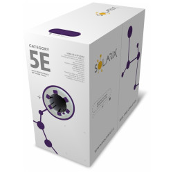 Instalačný kábel Solarix CAT5E UTP LSOH Dca-s1,d2,a1 500m/box SXKD-5E-UTP-LSOH