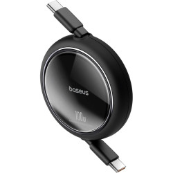 NONAME - Baseus Dátový kábel Free2Draw mini USB-C/USB-C 1m 100W černý