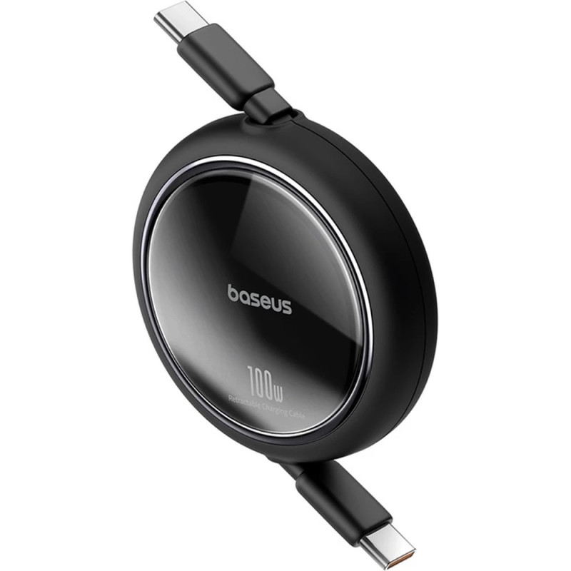 NONAME - Baseus Dátový kábel Free2Draw mini USB-C/USB-C 1m 100W černý