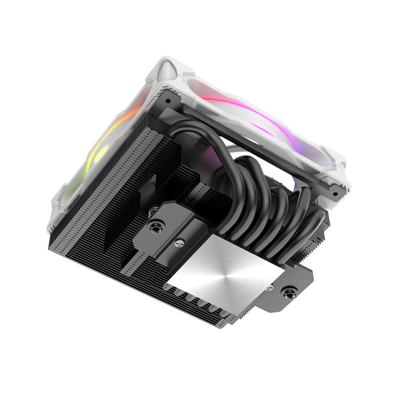 AKASA chladič CPU - SOHO H6L RGB white