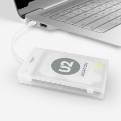 AXAGON ADSA-1S, USB2.0 - SATA HDD/SSD adaptér vr. 2.5'' púzdra