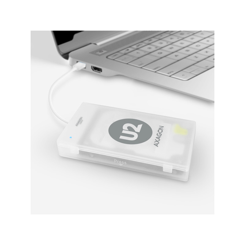 AXAGON ADSA-1S, USB2.0 - SATA HDD/SSD adaptér vr. 2.5'' púzdra