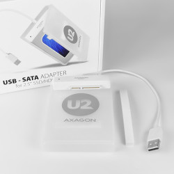 AXAGON ADSA-1S, USB2.0 - SATA HDD/SSD adaptér vr. 2.5'' púzdra