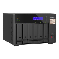 QNAP NVR QVP-63B (4core 4,3GHz, 16GB RAM, 6xSATA, 2xGbE, 2xM.2 NVMe Gen4, 2xPCIe, kamery: 8 (max 36)