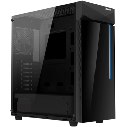 GIGABYTE AORUS C200/Midi Tower/Transpar./Čierna