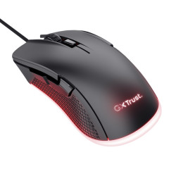 TRUST GXT 922 YBAR/Herná/Optická/Pre pravákov/7 200 DPI/Drôtová USB/Čierna